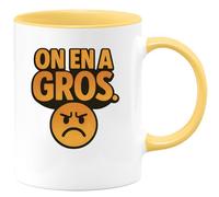 quotedazur - Mug Humour On En A Gros Tasse Avec Message Drôle Pour Hommes Idée Cadeau Originale Humoristique Homme