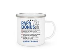 quotedazur - Mug Humour Papa Bonus Merci D’être Le Que Tu N’étais Pas Obligé Un Vrai Cadeau Idée Originale Avec Tasse Personnalisée Pour