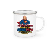 quotedazur - Mug Humour Pas Besoin De Cheveux Pour Être Un Super Papa C'est Les Enfants Qui Le Disent Idée Cadeau Personnalisable Avec Prénoms