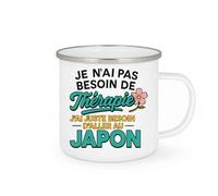 quotedazur - Mug Humour Pas Besoin De Thérapie, Juste Envie D'aller Au Japon Cadeau Original Tasse Voyage Idée Fan Culture Japonaise