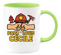 quotedazur - Mug Humour Personnalisé Cadeau Pour Papa Louis Cécile, Idée Unique Et Spéciale Tasse Personnalisée Originale