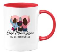 quotedazur - Mug Humour Personnalisé Elise Pour Maman Avec Prénom Jessica Cadeau Jolie Tasse À Offrir