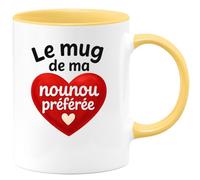 quotedazur - Mug Humour Personnalisé Pour Ma Nounou Préférée, Cadeau Tasse Idéal Originale Idée Personnalisée Et Pratique