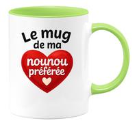 quotedazur - Mug Humour Personnalisé Pour Ma Nounou Préférée, Cadeau Tasse Idéal Originale Idée Personnalisée Et Pratique