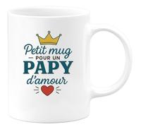quotedazur - Mug Humour Petit Cadeau Pour Un Papy D'amour, Tasse Pleine De Tendresse Idéal Originale Plein Et Douceur