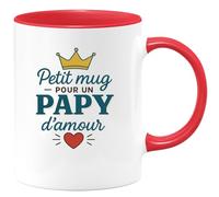 quotedazur - Mug Humour Petit Cadeau Pour Un Papy D'amour, Tasse Pleine De Tendresse Idéal Originale Plein Et Douceur