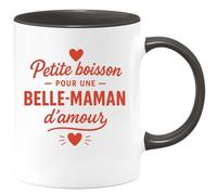 quotedazur - Mug Humour Petite Boisson Pour Une Belle-maman D'amour, Cadeau Tasse Idéale À Offrir Idée Élégante Chérie Avec Amour