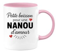 quotedazur - Mug Humour Petite Boisson Pour Une Nanou D'amour Idée Cadeau Tasse Personnalisée Femme Exceptionnelle