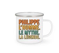 quotedazur - Mug Humour Philippe L'homme. Le Mythe. La Légende. - Idéal Cadeau Homme Tasse Originale Anniversaire