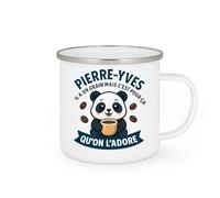 quotedazur - Mug Humour Pierre-Yves A Un Grain, C’Est Pour Ça Qu’On L’Adore - Idée Cadeau Originale Tasse Humoristique Pour Hommes