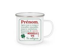 quotedazur - Mug Humour Prénom, Bravo Pour Ta Nouvelle Vie, Beaucoup De Succès La Part Tes Collègues Cadeau Original Tasse Réussite