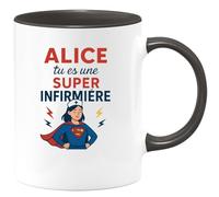 quotedazur - Mug Humour Prénom Tu Es Une Super Infirmière Cadeau Parfait Pour Tasse Originale Et Utile