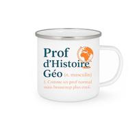 quotedazur - Mug Humour Prof D’Histoire Géo (N.Masculin) 1. Comme Un Normal Mais Beaucoup Plus Cool. Idée Cadeau Appréciée Pour Profs Fun Et