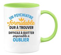 quotedazur - Mug Humour Psychiatre Formidable, Dur À Trouver, Difficile Quitter, Impossible Oublier Cadeau Original Tasse Offrir Et Succès Assuré