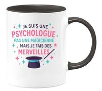 quotedazur - Mug Humour Psychologue Passionnée, Offrant Des Merveilles Sans Magie, Tasse Cadeau Idéale Idée Originale Pour De Professionnelle En Psychologie