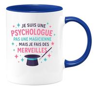 quotedazur - Mug Humour Psychologue Passionnée, Offrant Des Merveilles Sans Magie, Tasse Cadeau Idéale Idée Originale Pour De Professionnelle En Psychologie