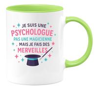 quotedazur - Mug Humour Psychologue Passionnée, Offrant Des Merveilles Sans Magie, Tasse Cadeau Idéale Idée Originale Pour De Professionnelle En Psychologie