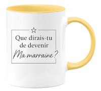 quotedazur - Mug Humour Que Dirais-Tu De Devenir Ma Marraine Idée Cadeau Idéale Tasse Tendre Pour