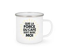 quotedazur - Mug Humour Que La Force Du Café Soit Avec Moi Idée Cadeau Idéale Tasse Originale Et Amusante