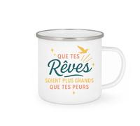 quotedazur - Mug Humour Que Tes Rêves Soient Plus Grands Peurs Idée Cadeau Tasse Inspirante Pour Motivation Quotidienne