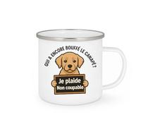 quotedazur - Mug Humour Qui A Encore Bouffé Le Canapé ? Je Plaide Non Coupable - Cadeau Original Tasse Humour Canapé Pour Homme Sympa