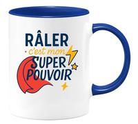 quotedazur - Mug Humour Râler, Mon Super Pouvoir Incontestable Au Quotidien Idée Cadeau Originale Tasse Humoristique Pour Femmes Grincheuses
