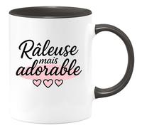 quotedazur - Mug Humour Râleuse Mais Adorable : Humour Doux Pour Femme - Cadeau Original Tasse Pour Femme Humour Et Douceur Au Quotidien