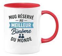 quotedazur - Mug Humour Réservé Au Meilleur Binôme Du Monde Cadeau Tasse Original Duo Idéal Pour Amis, Collègues Ou Partenaires