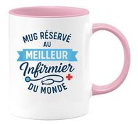 quotedazur - Mug Humour Réservé Au Meilleur Infirmier Du Monde, Cadeau Original Et Unique Idée Originale Tasse Pour Exceptionnel