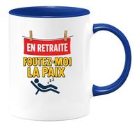 quotedazur - Mug Humour Retraité, Laissez-moi Tranquille Avec Cette Tasse Humoristique Pleine D'esprit Idée Cadeau Originale Pour Détente Et Repos Parfait
