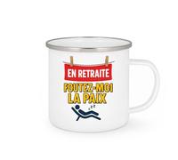 quotedazur - Mug Humour Retraité, Laissez-moi Tranquille Avec Cette Tasse Humoristique Pleine D'esprit Idée Cadeau Originale Pour Détente Et Repos Parfait