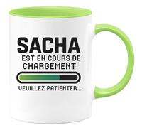 quotedazur - Mug Humour Sacha En Chargement Patientez Pour Un Moment De Détente Avec Cette Tasse Unique Idée Cadeau Originale Une Pause Gourmande Conviviale