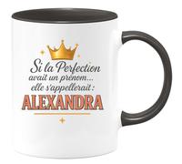 quotedazur - Mug Humour Si La Perfection Avait Un Prénom, Ce Serait Alexandra Cadeau Original Tasse Personnalisé Pour Femme Élégante