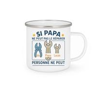 quotedazur - Mug Humour Si Papa Ne Peut Pas Réparer, Alors Personne D'autre Cadeau Pour Léo Lucas Original Tasse Personnalisée Unique Et Pratique