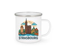 quotedazur - Mug Humour Strasbourg Tasse Originale Pour Amateurs De La Ville D'alsace Cadeau Original Design Alsace