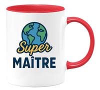 quotedazur - Mug Humour Super Maître Cadeau Parfait Tasse Personnalisée Pour Professeur Dévoué