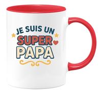 quotedazur - Mug Humour Super Papa - Tasse Unique Pour Célébrer Tous Les Papas Fiers - Idée Cadeau Originale Tasse Personnalisée Homme Fête Des Pères