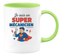 quotedazur - Mug Humour Supermécanicien - Tasse Personnalisée Pour Passionné De Mécanique - Cadeau Original Pour Mécanicien - Tasse Unique Et Pratique