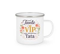 quotedazur - Mug Humour Tante VIP : Very Important Tata - Cadeau Tante Femme