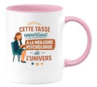 quotedazur - Mug Humour Tasse Unique Pour La Meilleure Psychologue, Cadeau Parfait Et Originale