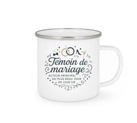 quotedazur - Mug Humour Témoin de mariage : acteur principal du plus beau jour de leur vie - Cadeau Témoin de mariage Homme
