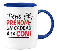 quotedazur - Mug Humour Tiens Prénom, Un Cadeau Hilarant Et Décalé Pour Homme - Cadeau Humoristique Tasse Drôle Pour Homme Original Et Unique