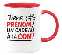 quotedazur - Mug Humour Tiens Prénom, Un Cadeau Hilarant Et Décalé Pour Homme Humoristique Tasse Drôle Original Unique