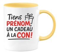 quotedazur - Mug Humour Tiens Prénom, Un Cadeau Hilarant Et Décalé Pour Homme Humoristique Tasse Drôle Original Unique