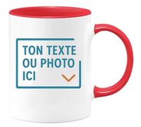 quotedazur - Mug Humour Ton Texte Ou Photo Ici - Cadeau Personnalisé Tasse Originale Pour Homme Unique