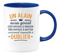 quotedazur - Mug Humour Un Alain Aussi Génial C'est Difficile À Trouver Très Quitter Carrément Impossible Oublier Idéal Cadeau Tasse Anniversaire Pour Homme Unique