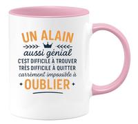 quotedazur - Mug Humour Un Alain Aussi Génial C'est Difficile À Trouver Très Quitter Carrément Impossible Oublier Idéal Cadeau Tasse Anniversaire Pour Homme Unique