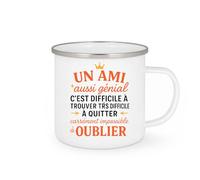 quotedazur - Mug Humour Un Ami Aussi Génial C'est Difficile À Trouver Très Quitter Carrément Impossible Oublier Cadeau Amitié Unique, Tasse Idéale Pour Tous