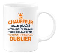 quotedazur - Mug Humour Un Chauffeur Exceptionnel, Dur À Trouver, Impossible Oublier, Vrai Cadeau Idée Parfaite Avec Une Tasse Unique Pour
