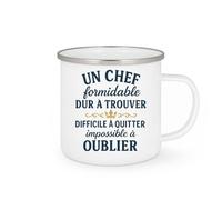 quotedazur - Mug Humour Un Chef Formidable Dur À Trouver Difficile Quitter Impossible Oublier Cadeau Parfait Tasse Unique Pour Apprécié Au Bureau